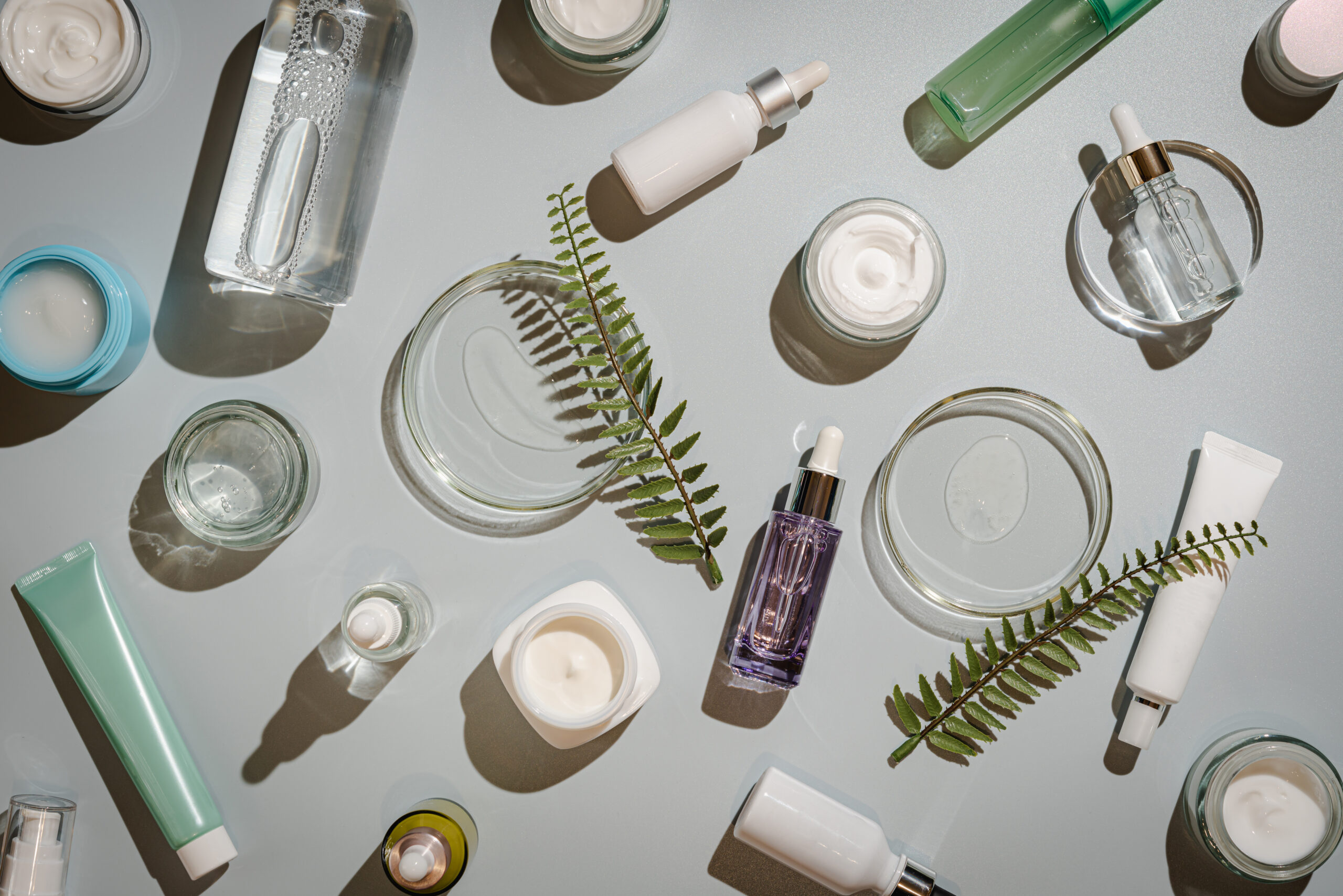 A photo of beauty products.
