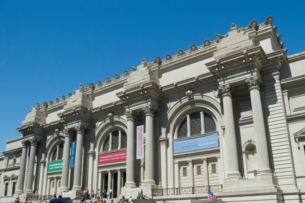 Outside of Metropolitan Museum of Art