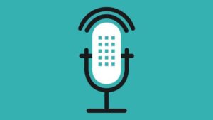A microphone icon