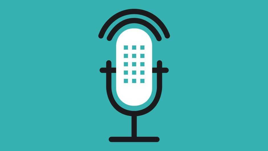 A microphone icon