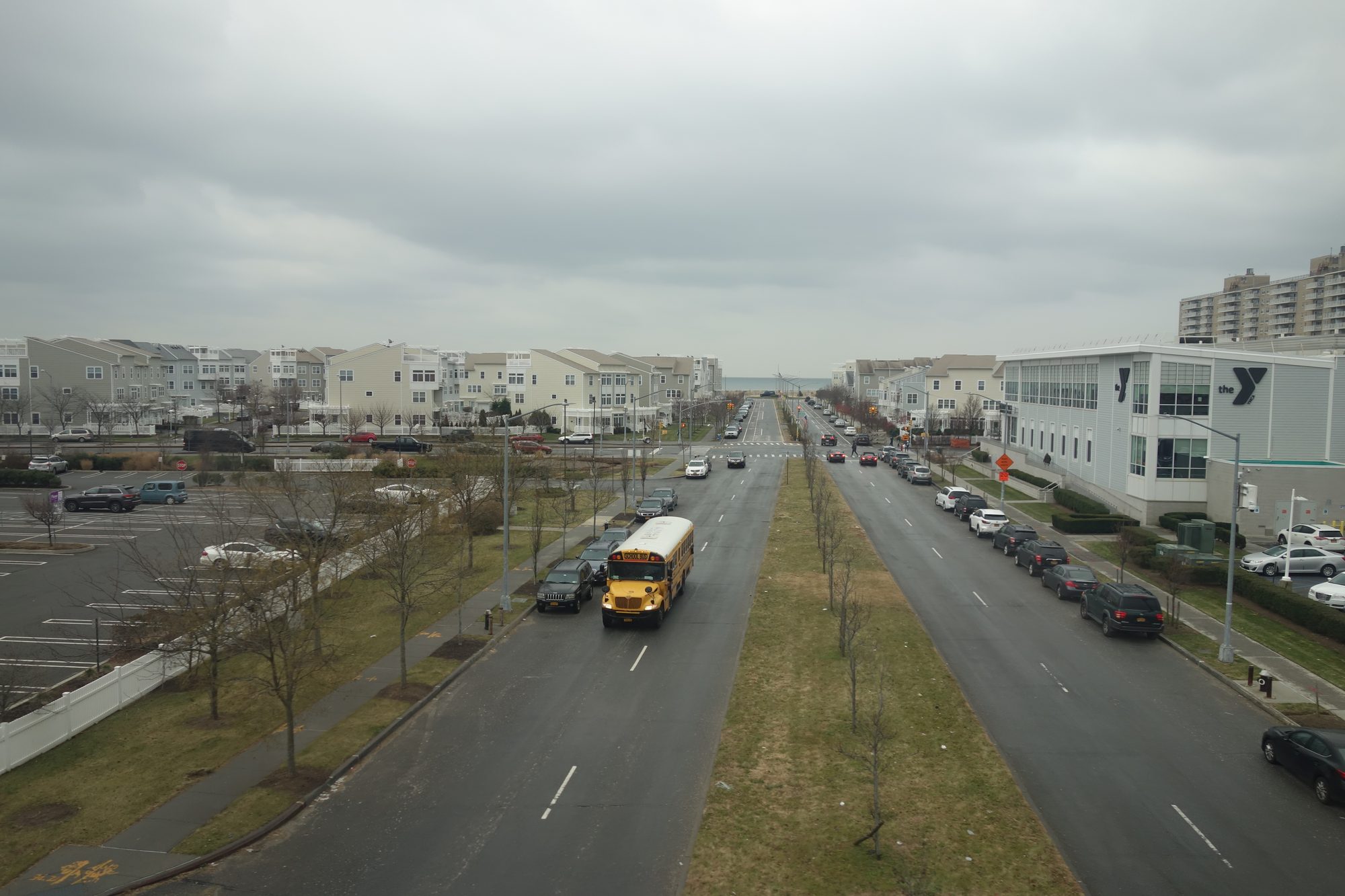 Arverne by the Sea seen from the A train at Beach 73rd Street