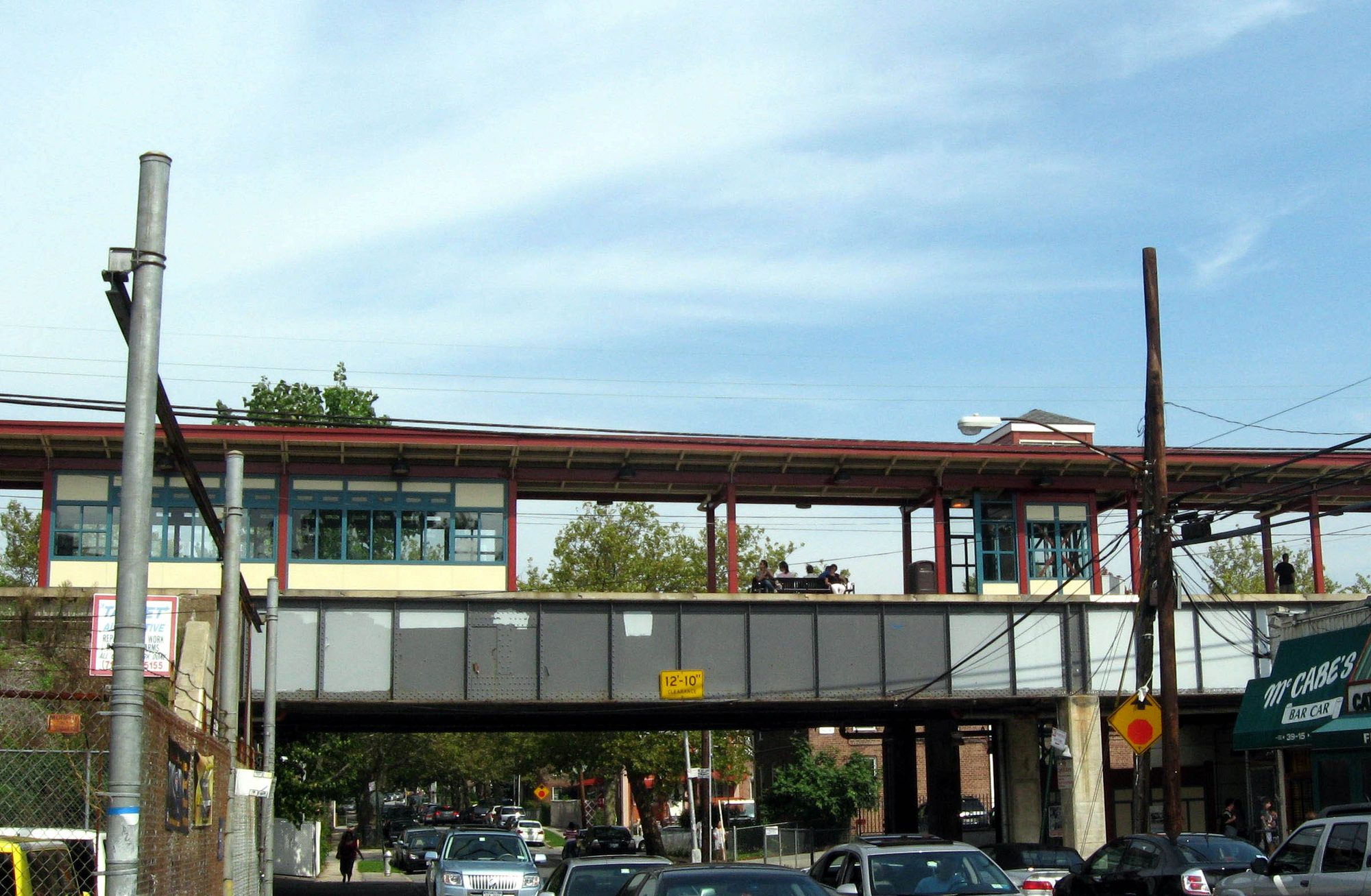 Auburndale LIRR station over 192nd Street in Auburndale, Queens