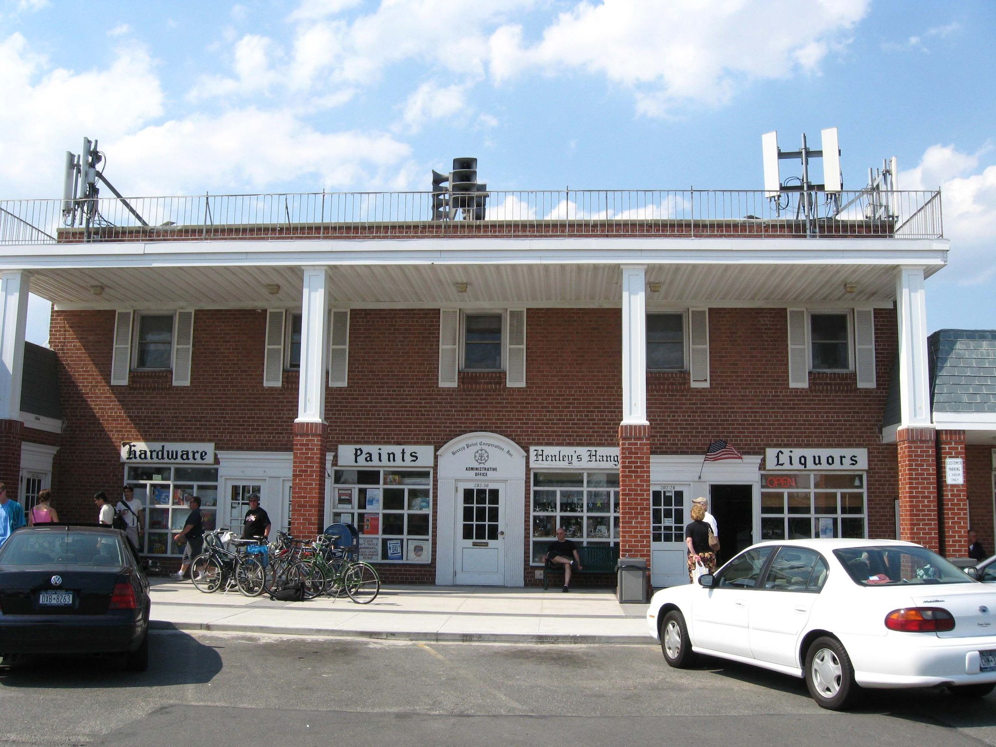Resident-serving shopping center on Rockaway Point Boulevard in Breezy Point