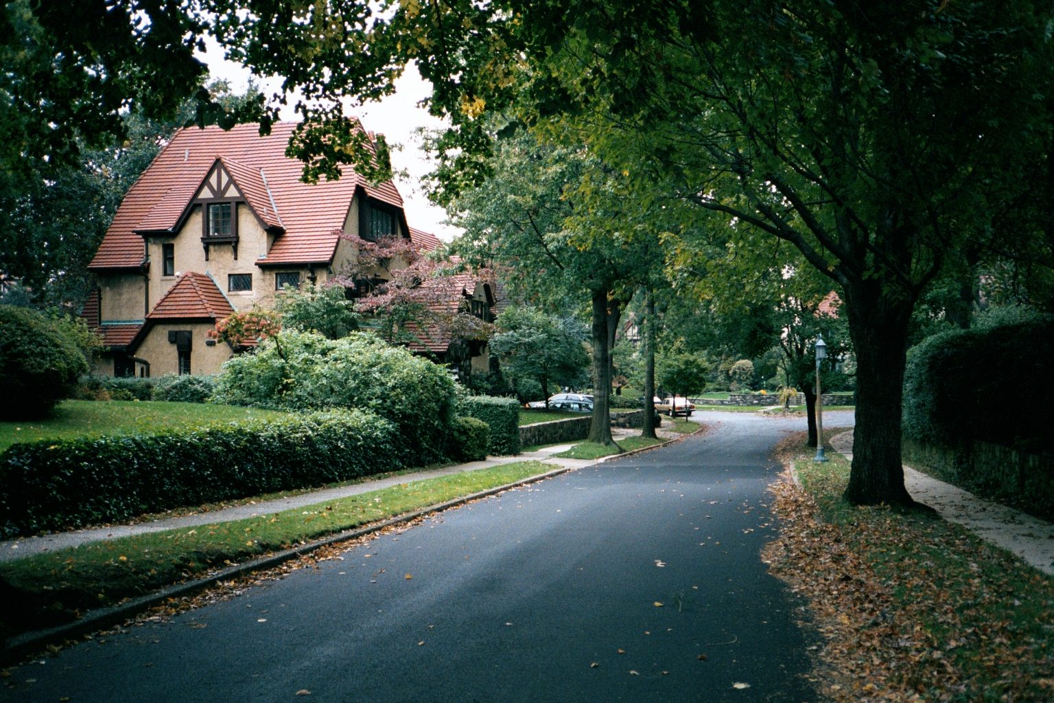 A street in Forest Hills Gardens, Queens, New York.