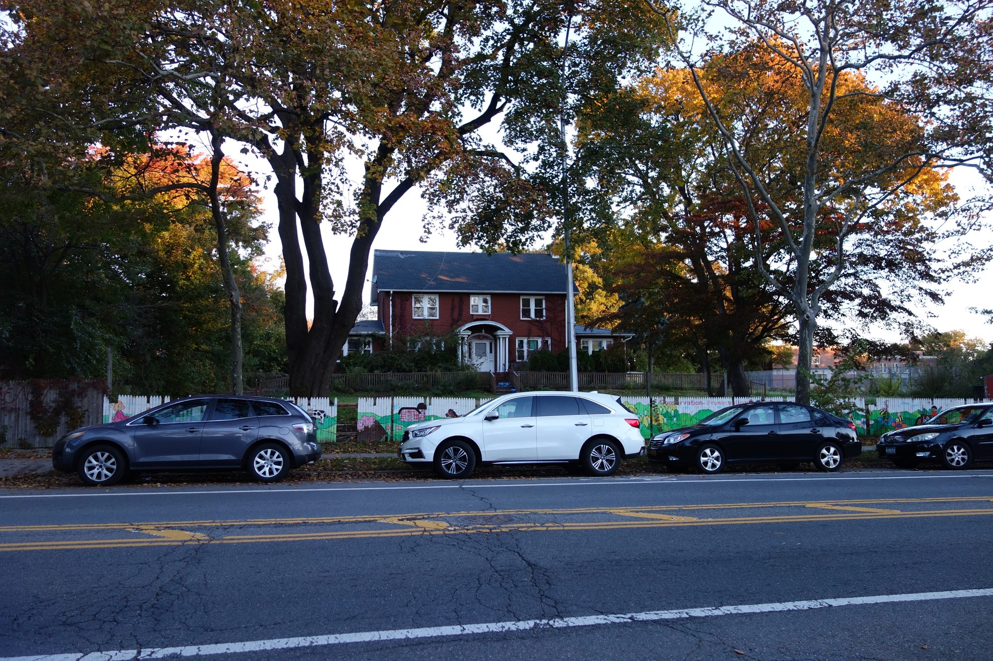 The former Klein Farmhouse on 73rd Avenue at 195th Street in Fresh Meadows, Queens.