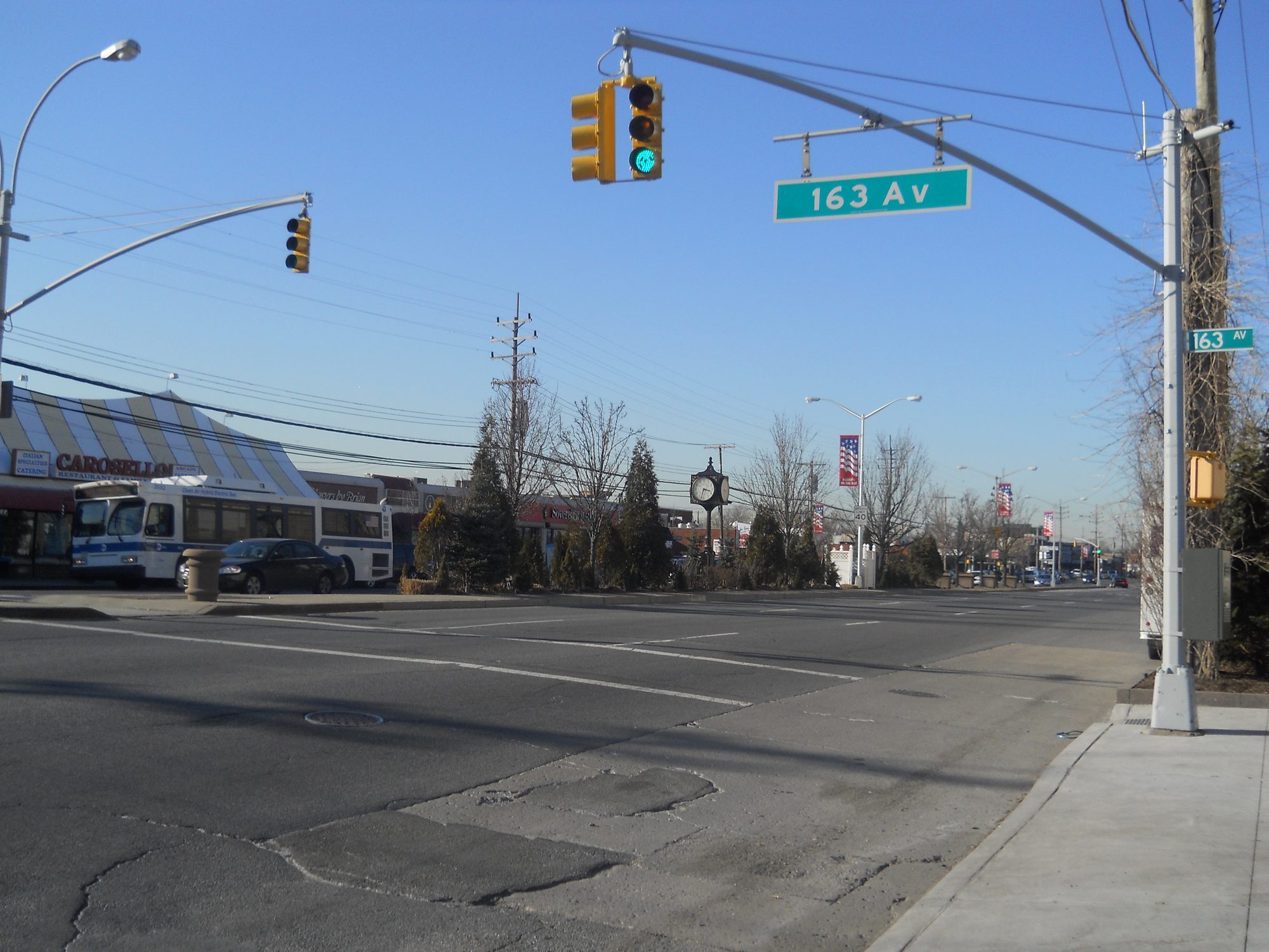 Cross Bay Boulevard at 163rd Avenue in Howard Beach, Queens