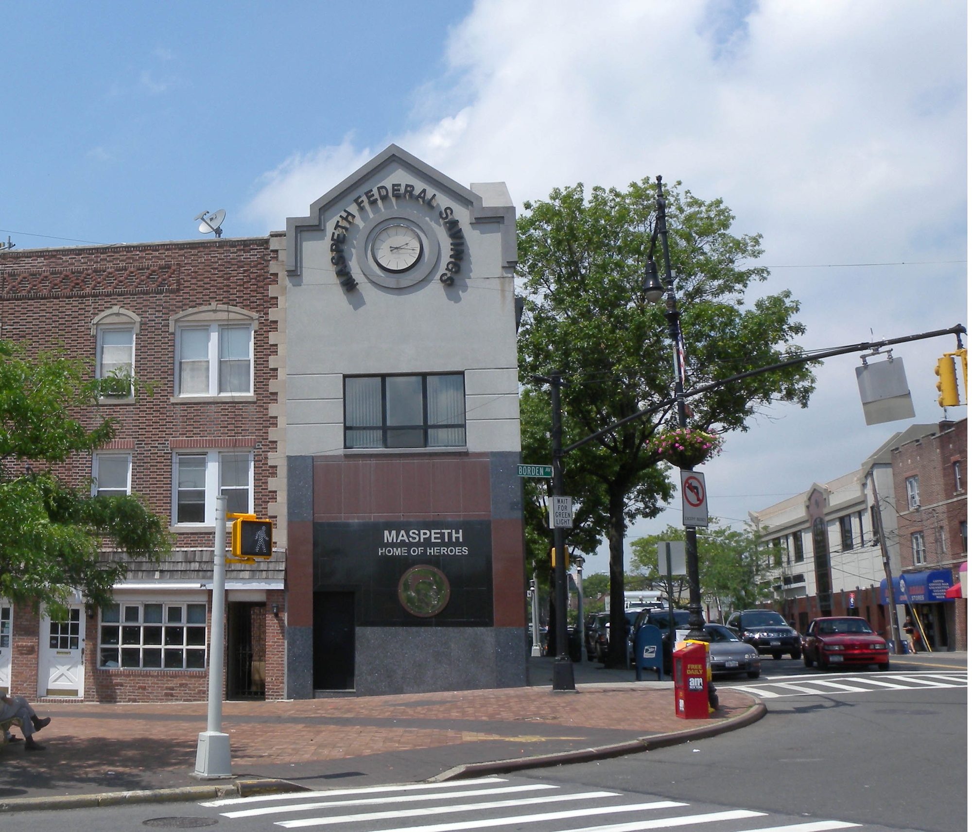 Maspeth Federal Savings building on Grand Avenue in Maspeth, Queens