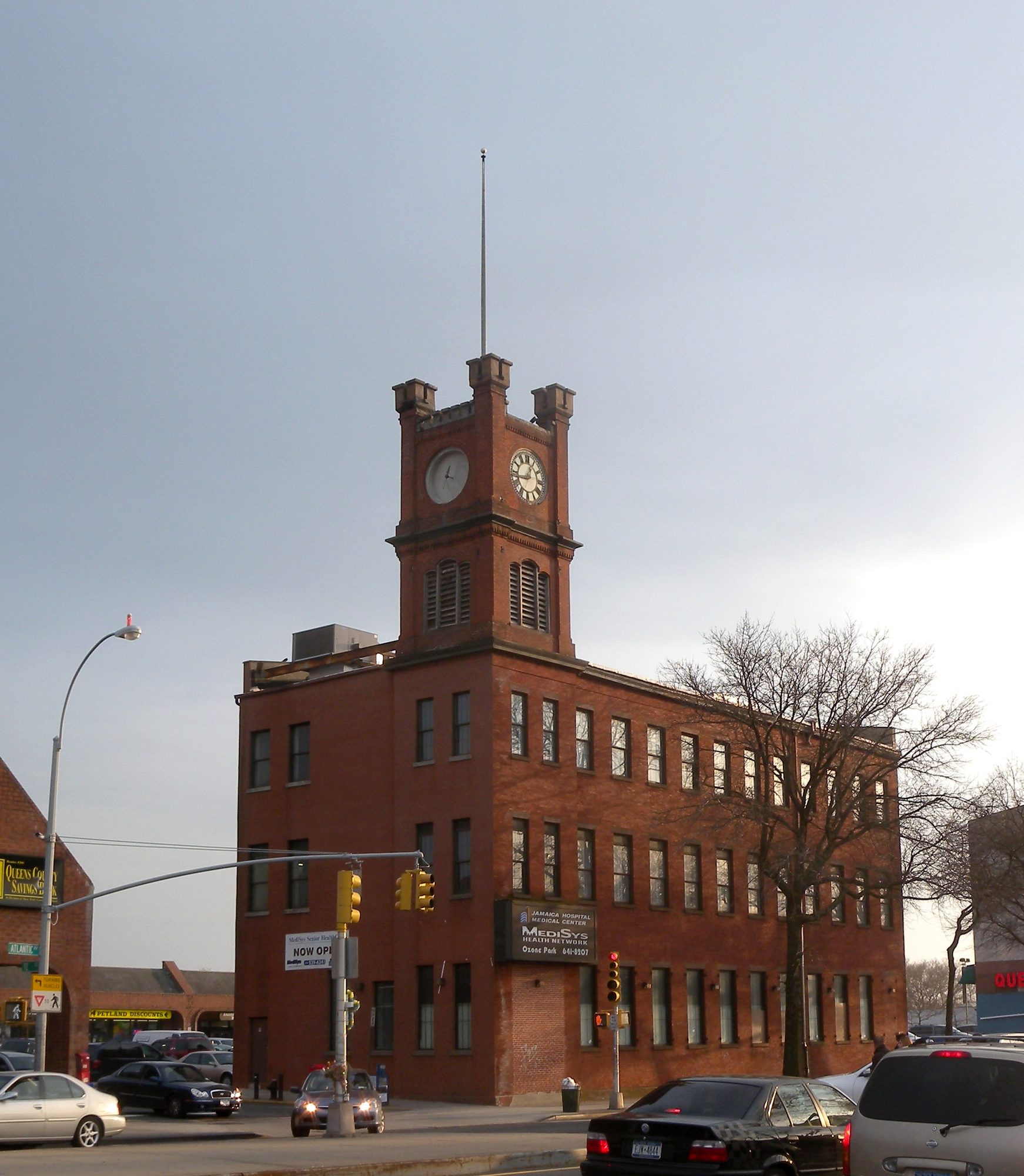 Lalance and Grosjean factory clock tower in Ozone Park, Queens