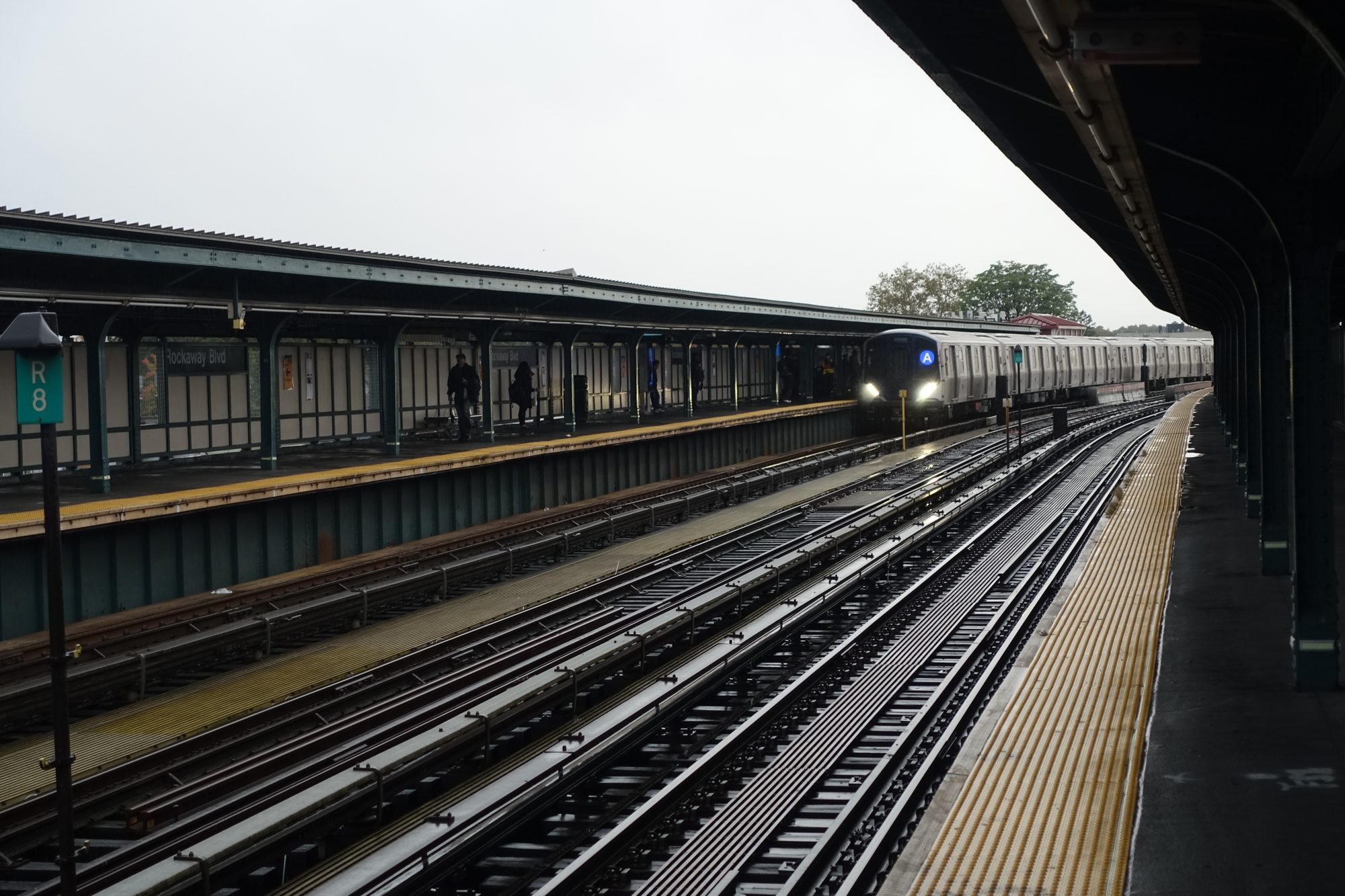 Rockaway Boulevard A train station in Ozone Park, Queens