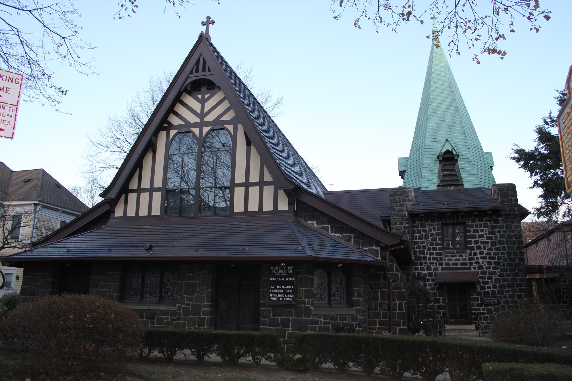 Church of the Resurrection at the northern edge of Richmond Hill, Queens