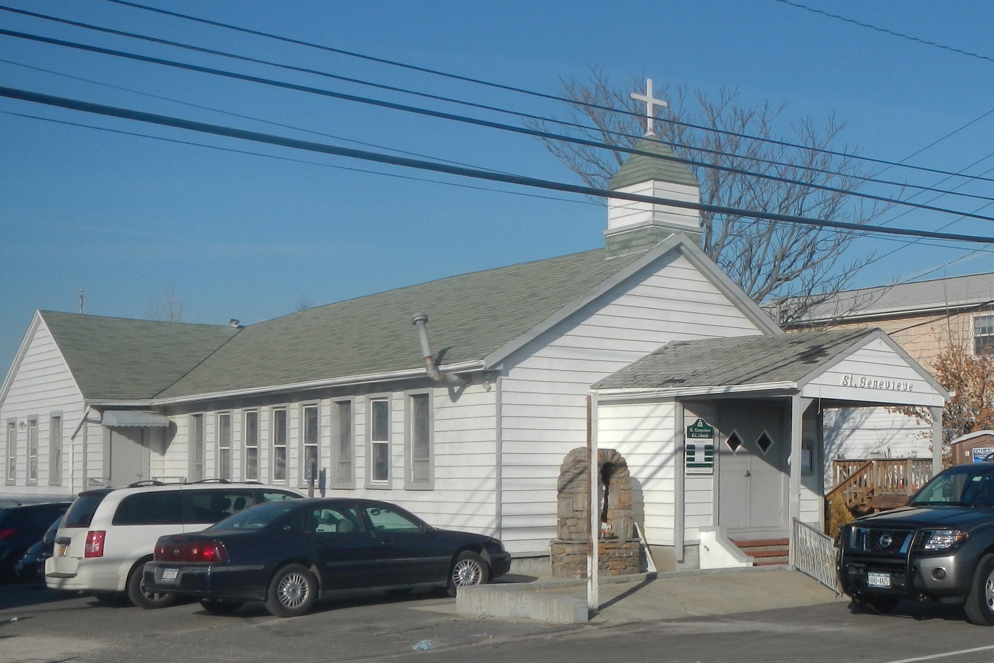 St. Genevieve Church on Beach 178th Street in Roxbury