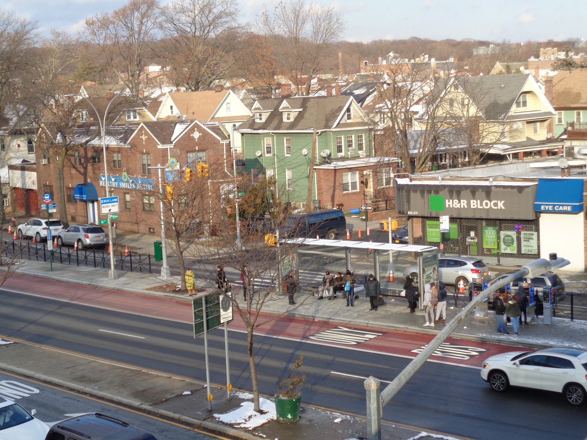 Woodhaven Boulevard at Jamaica Avenue in Woodhaven, Queens